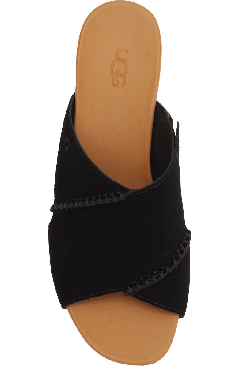 UGG<sup>®</sup> Taia Wedge Heel Sandal, Alternate, color, Black