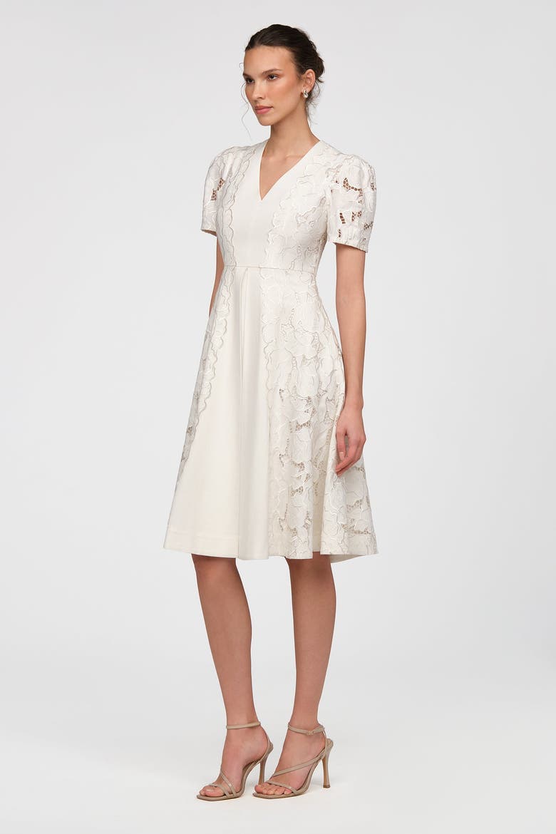 Amal Linen Dress, Alternate, color, White