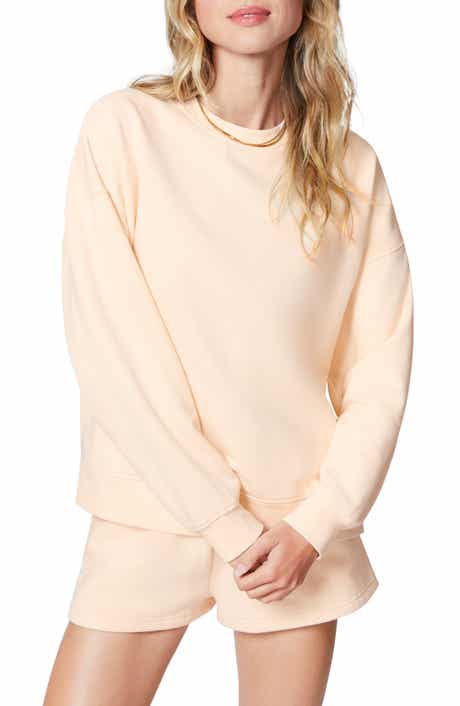 Oversize Crewneck Cotton Blend Sweatshirt