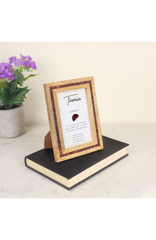 Tiramisu Moonglow Picture Frame In Garnet