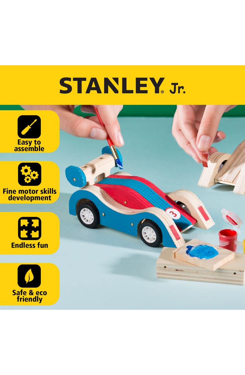 Stanley Jr Pull Back Sports car+5-Pc Tool Set, Alternate, color, Multi Color