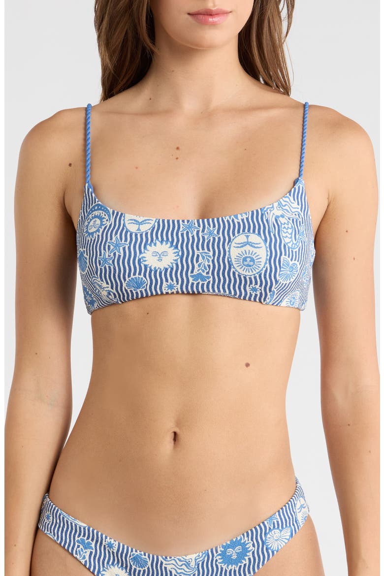 Catalina Waves Bikini Top, Main, color, VINTAGE BLUE