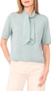 Halogen® Tie Neck Top