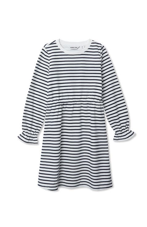 Girls Long Sleeve French Terry Knit Dress