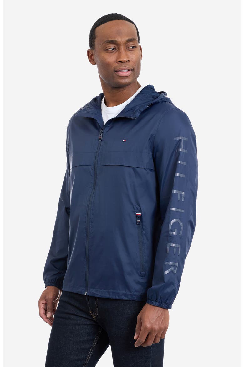 Hooded Windbreaker, Alternate, color, NAVY