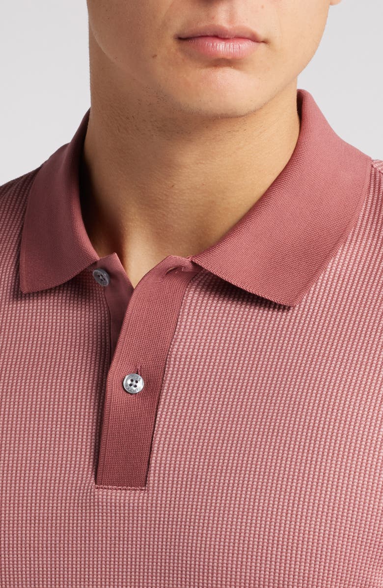 BOSS Parlay Cotton Piqué Polo, Alternate, color, Open Red