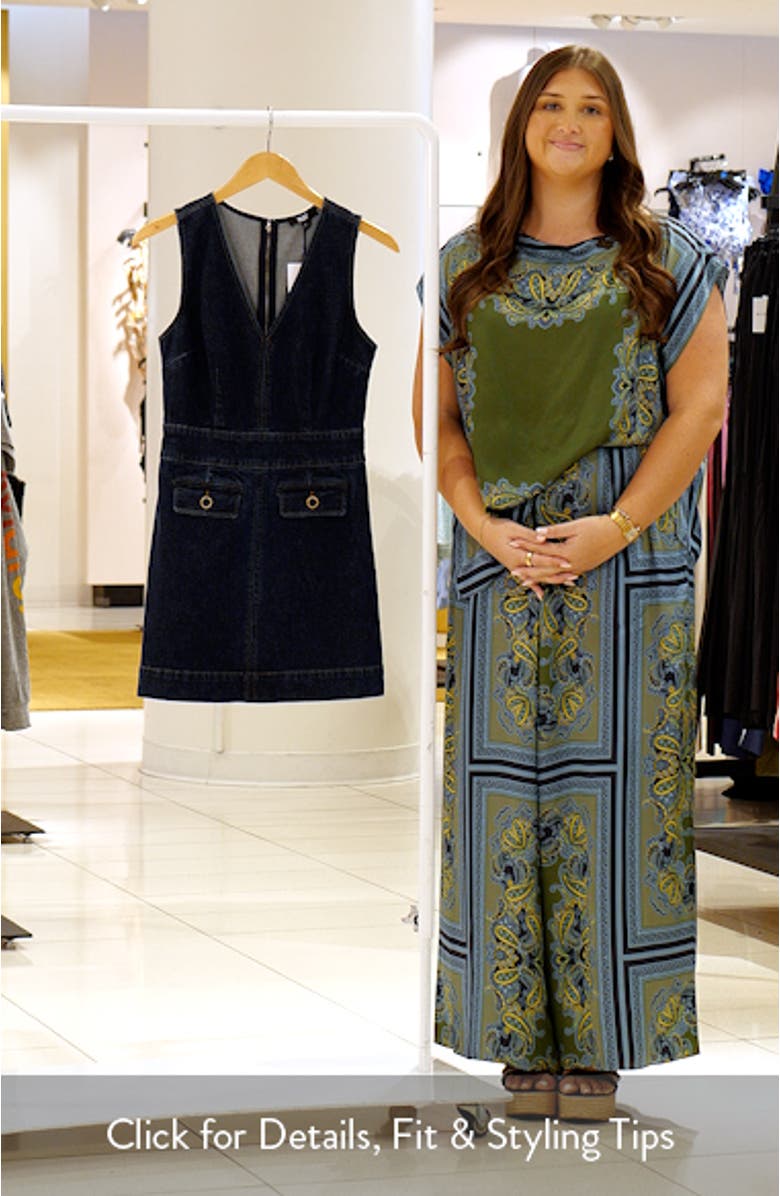 Sylvia Denim Minidress, sales video thumbnail