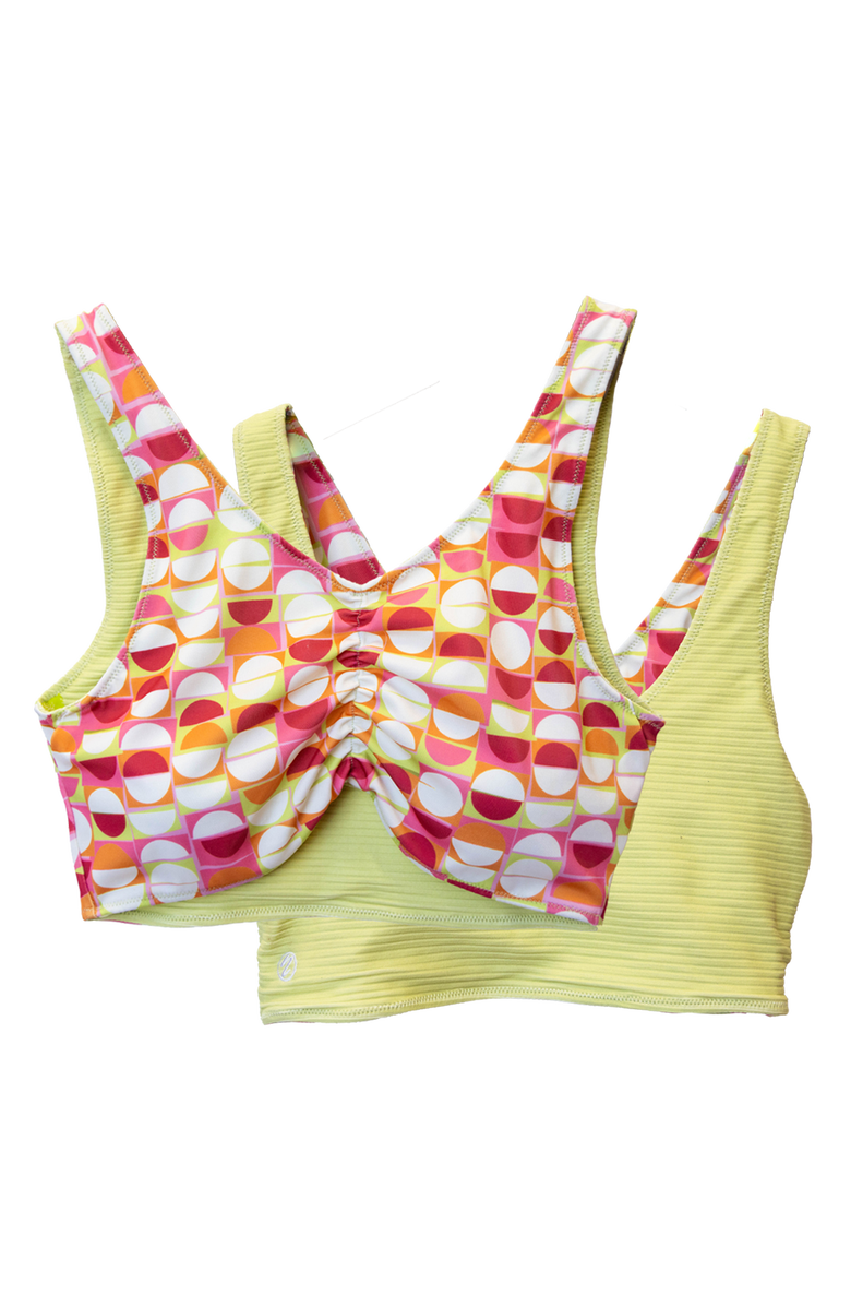 Nani 4-Way Reversible Bralette Swim Top, Alternate, color, Citrus