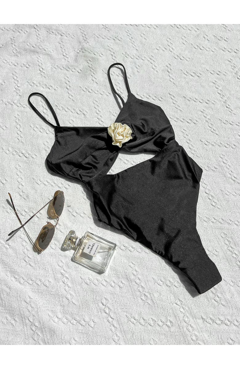 LSPACE Kyslee Twisted Cutout One-Piece Swimsuit, Alternate, color, 