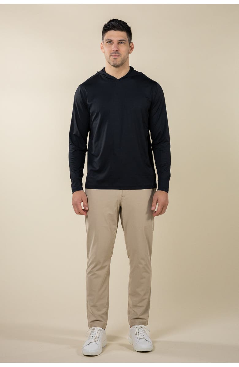 ASHWORTH GOLF Belmont Hoodie, Alternate, color, Black