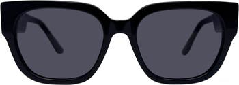 Rebecca Minkoff Black Mazey Studded Sunglasses 100% UV Protection Rebecca Minkoff Mazey 54mm Studded Cat Eye Sunglasses  main image 4
