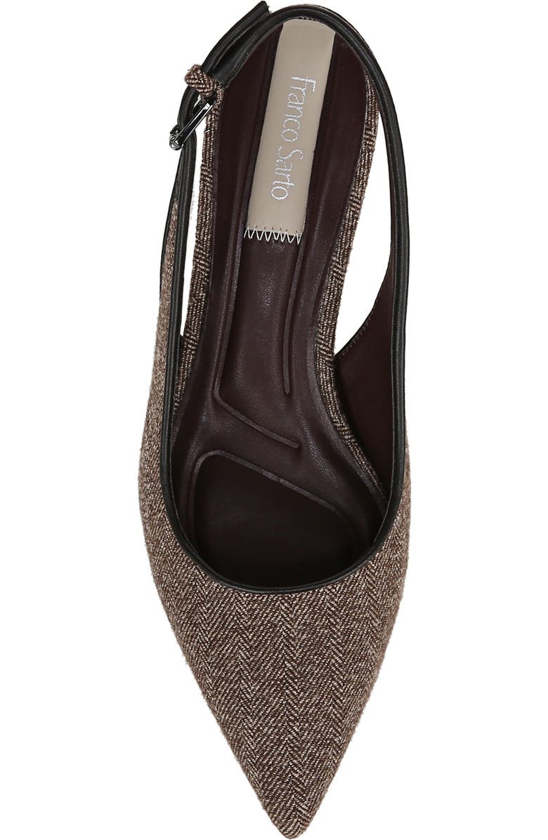 Franco Sarto Racer Slingback Pointed Toe Pump, Alternate, color,