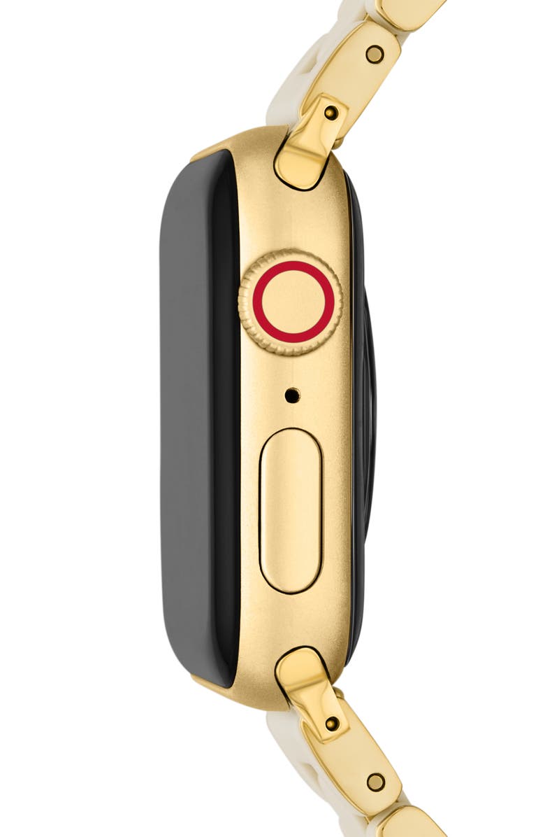 MICHELE Silicone 20mm Apple Watch<sup>®</sup> Watchband, Alternate, color, Sand