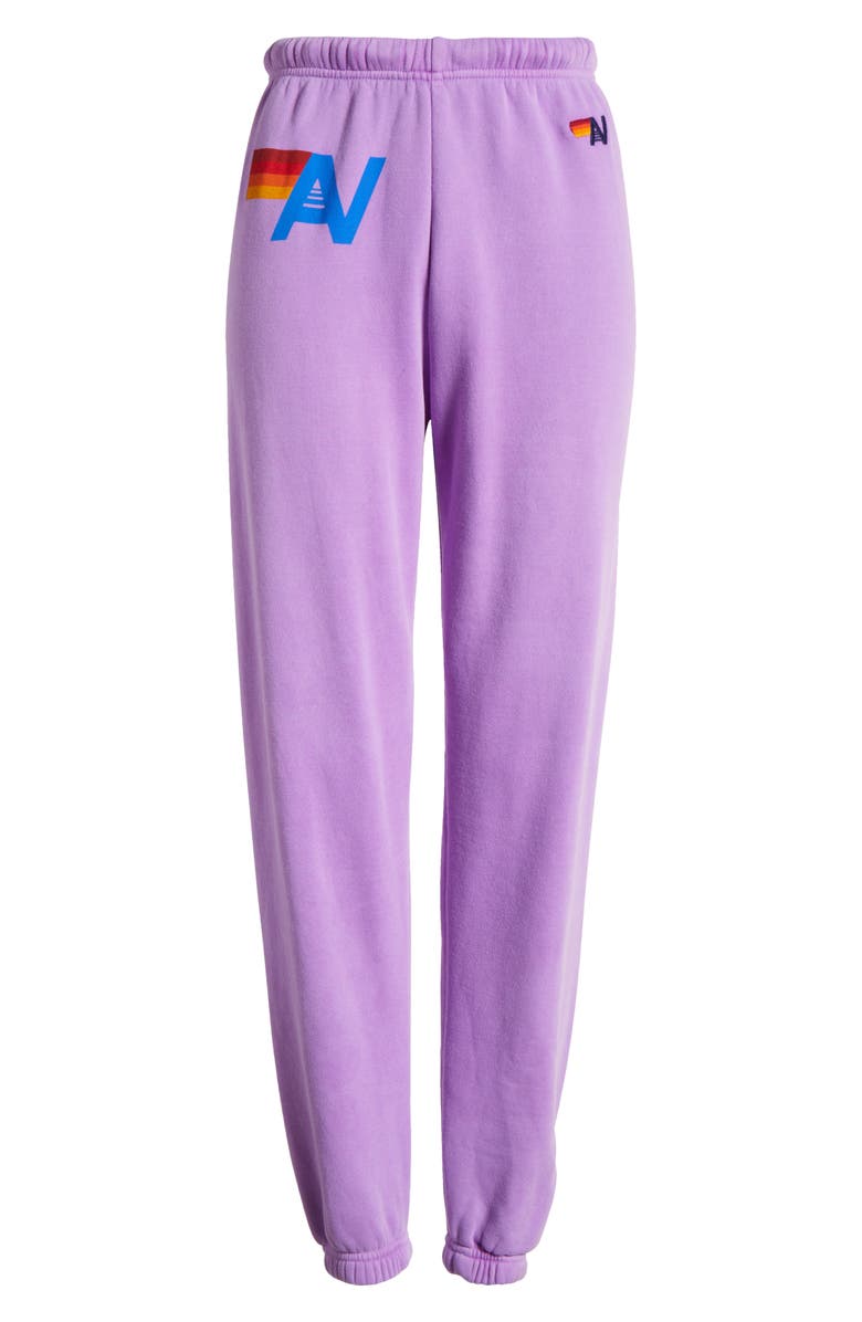 Aviator Nation AV Sweatpants, Alternate, color, Neon Purple