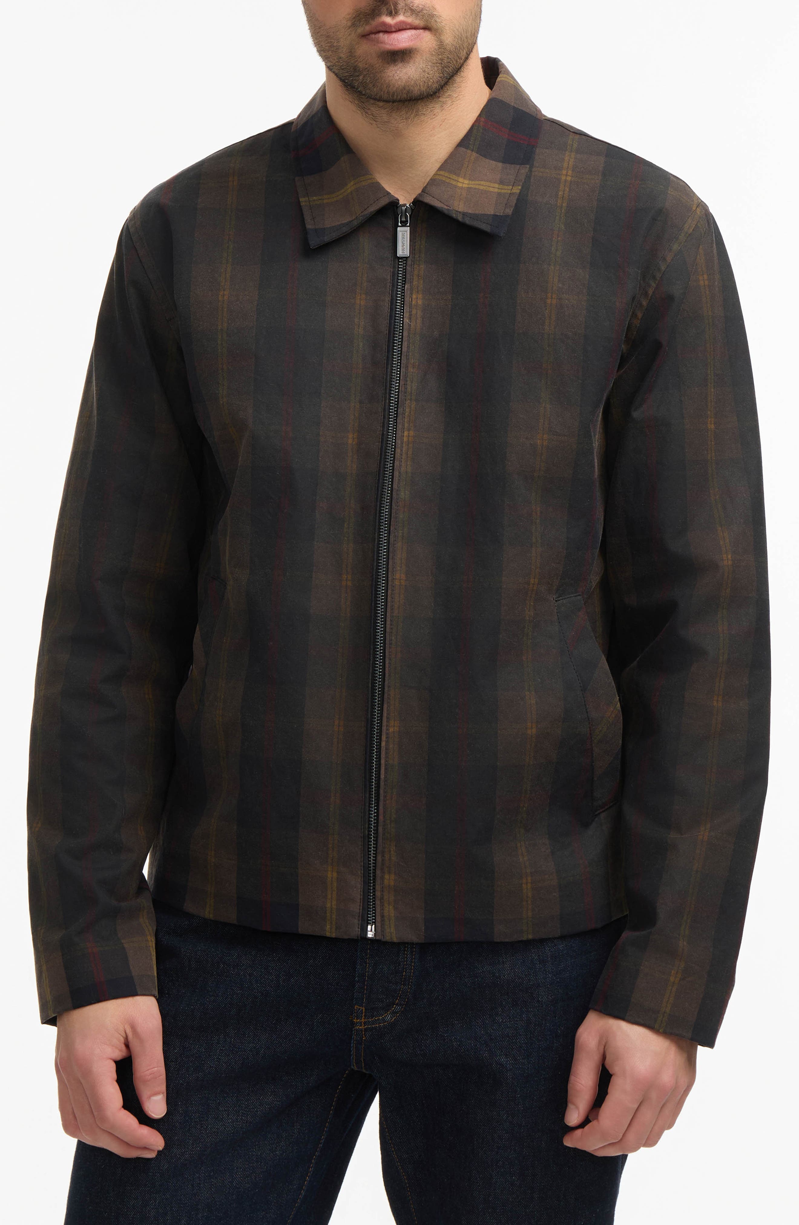 BROWN PLAID