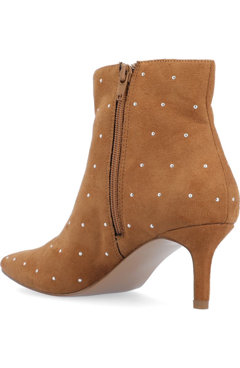 Journee Collection Rossia Kitten Heel Bootie, Alternate, color, Tan