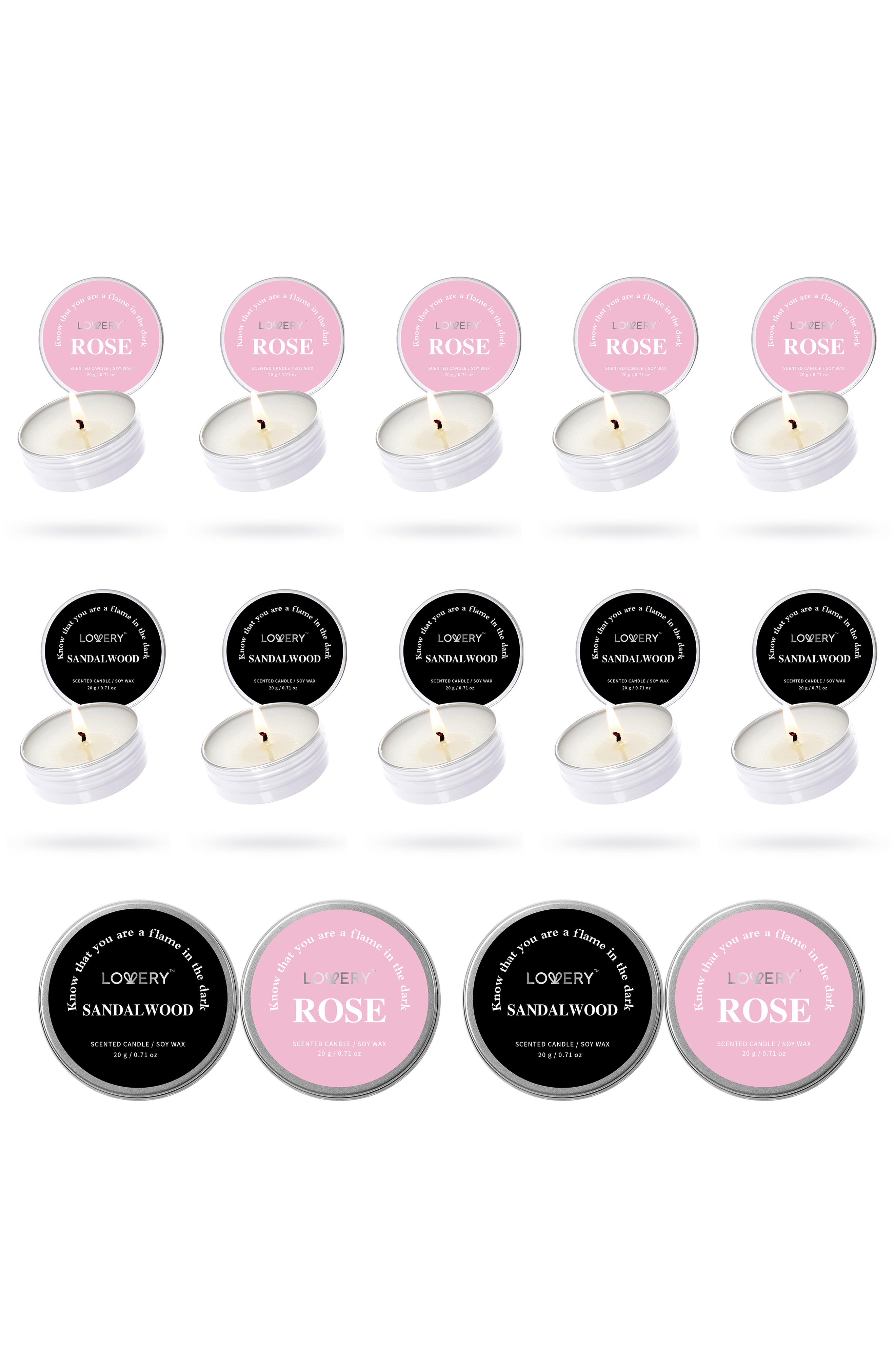 Lovery 10 Piece Aromatherapy Stocking Stuffer in None 