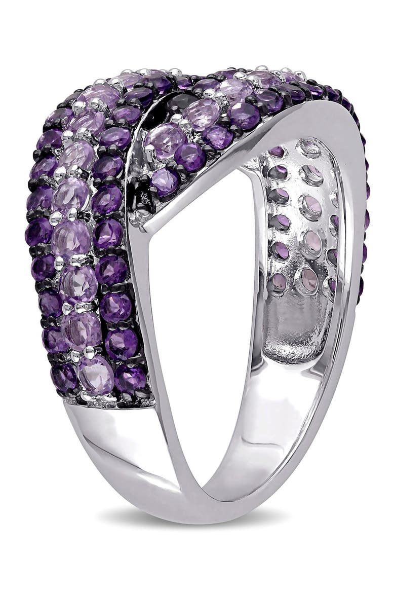 Two-Tone Amethyst Ring, Alternate, color, PURPLE