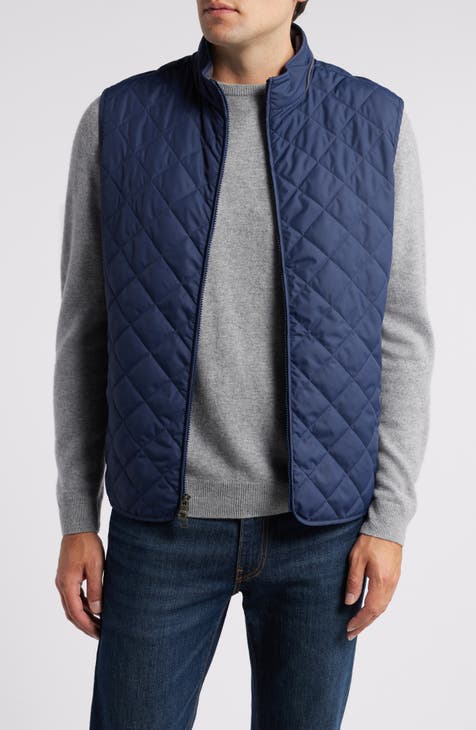 Mens navy vest online