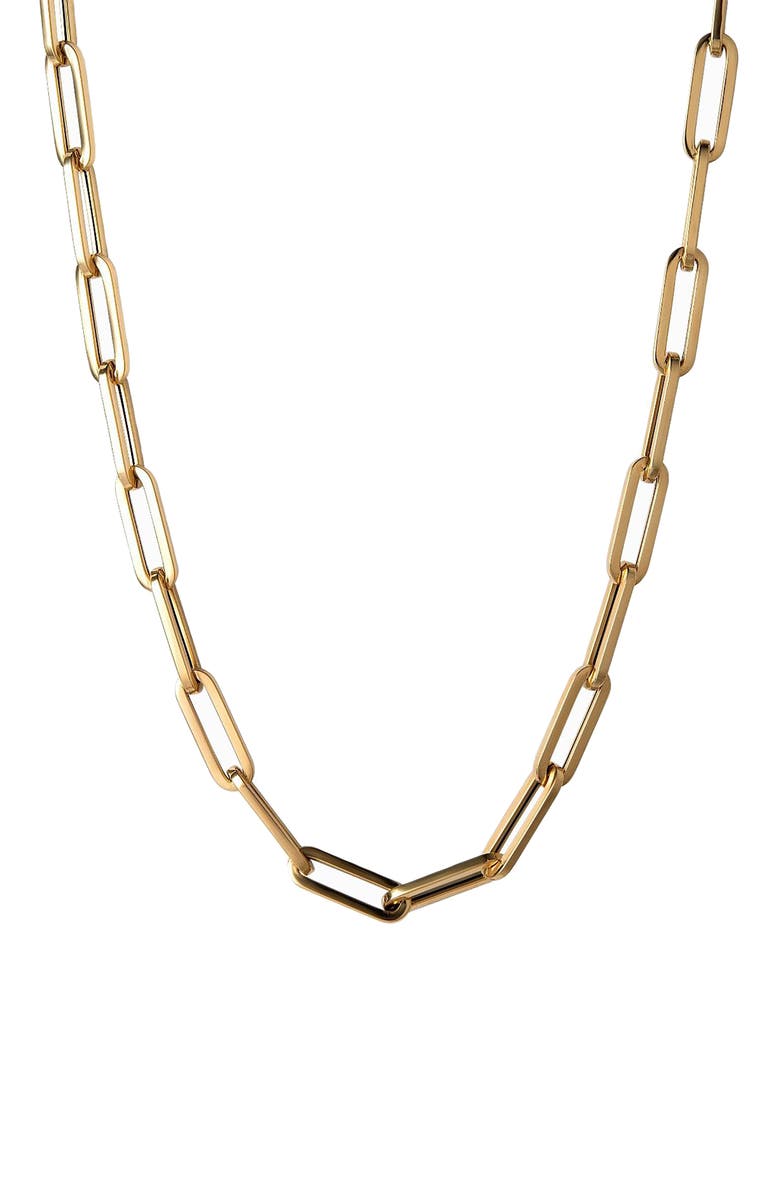 Awe Inspired Chunky Paper Clip Necklace, Main, color, 