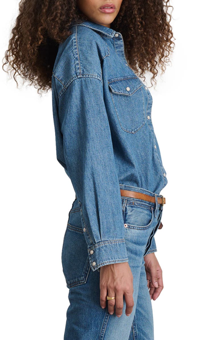 Alex Mill Western Denim Shirt, Alternate, color,