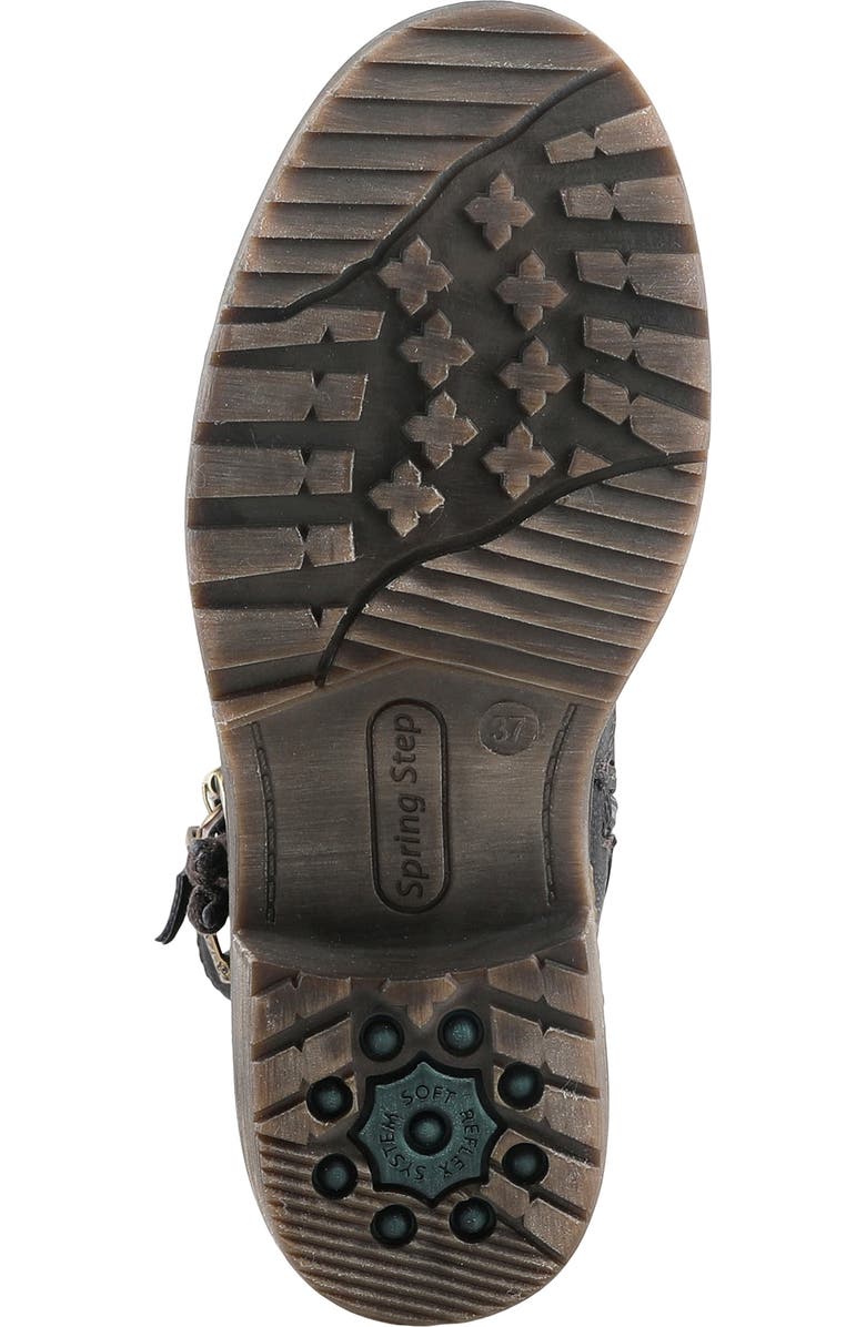 Spring Step Valda Faux Fur Lined Buckle Boot, Alternate, color,