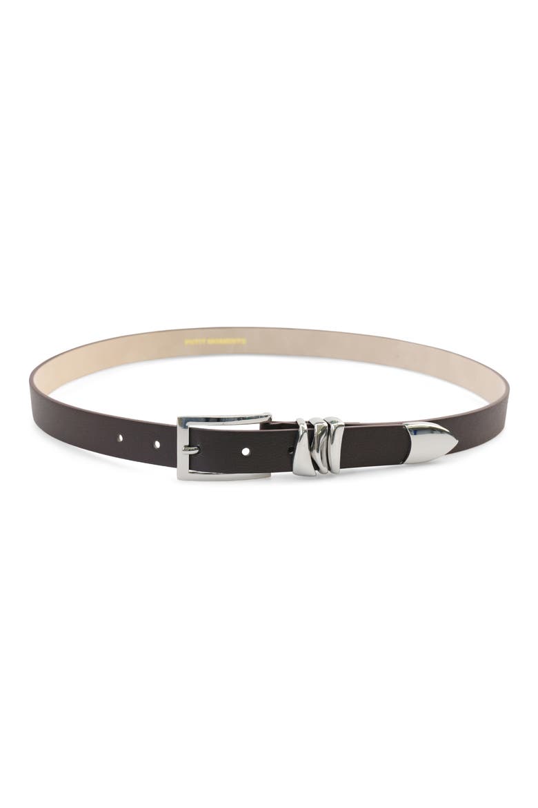 Modern Belt, Main, color, CHOCOLATE/ SILVER