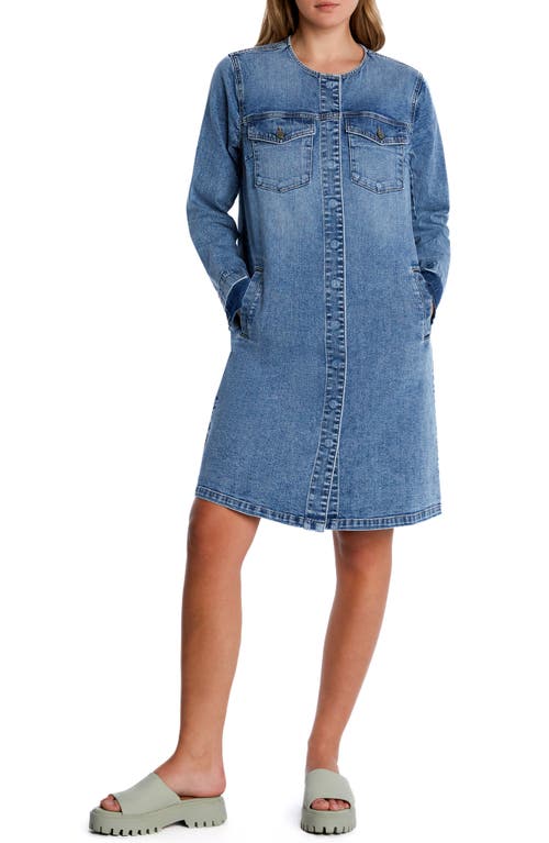 WASH LAB DENIM WASH LAB DENIM CLARA LONG SLEEVE DENIM SHIRT DRESS