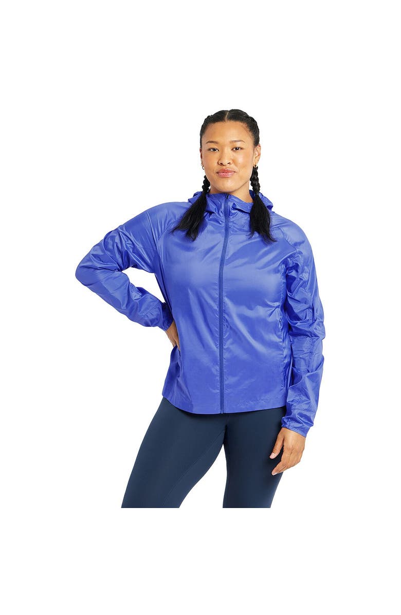 Oiselle Whirlwind Jacket - Women's, Alternate, color, Blue Rapids