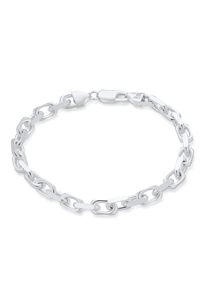 Thick Chain Bracelet, Alternate, color, SILVER