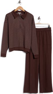 Three Dots Angie 2-Piece Pullover and Pants Set