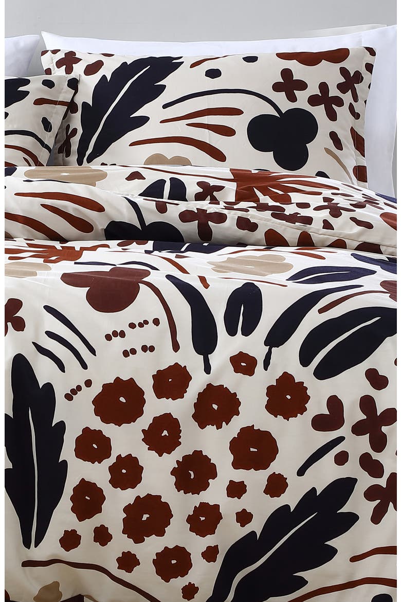 Suvi Duvet Cover & Sham Set, Alternate, color, BROWN