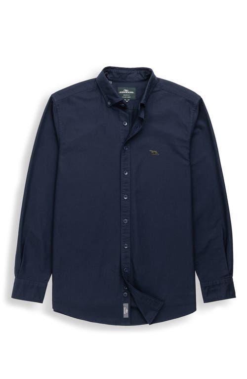 Rodd & Gunn North Island Solid Button-down Shirt In Blue