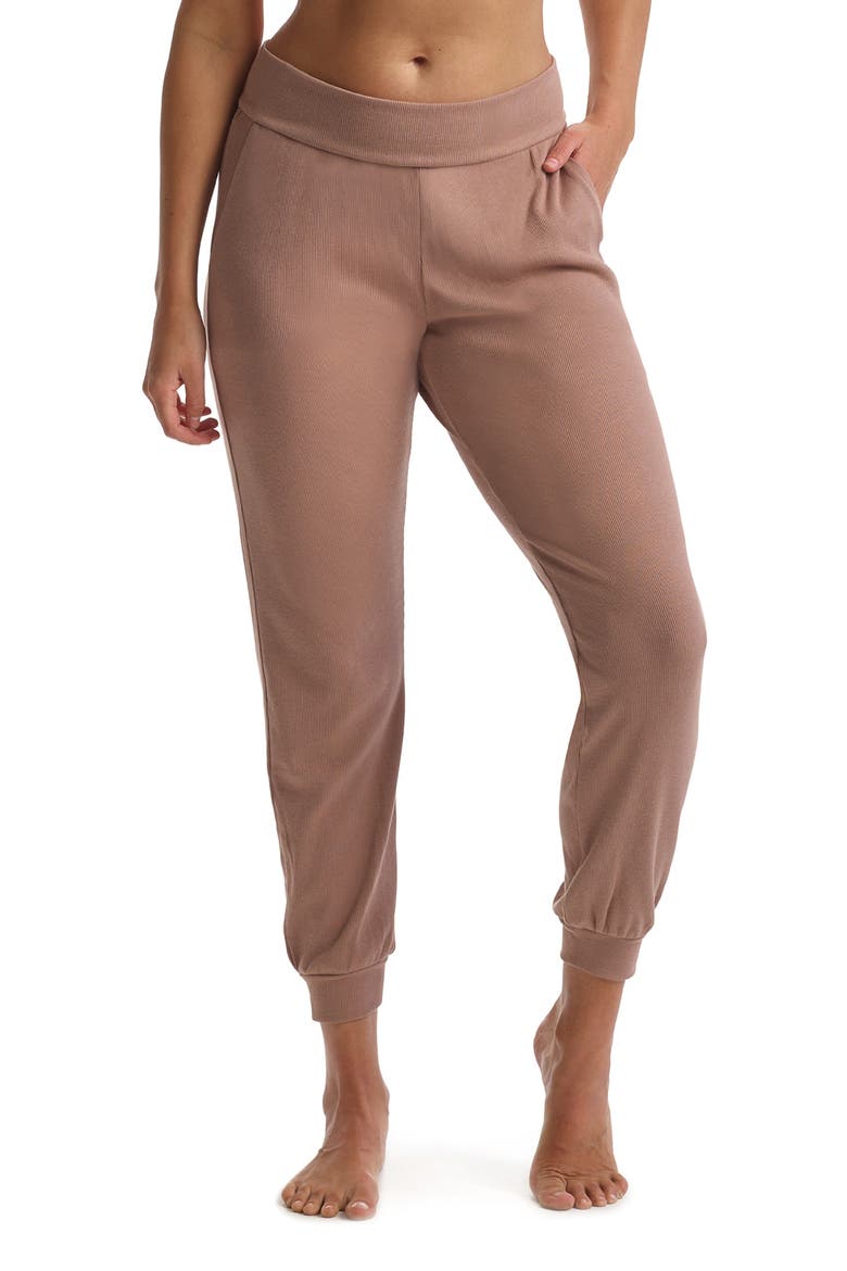 Ribbed Joggers, Main, color, TAUPE