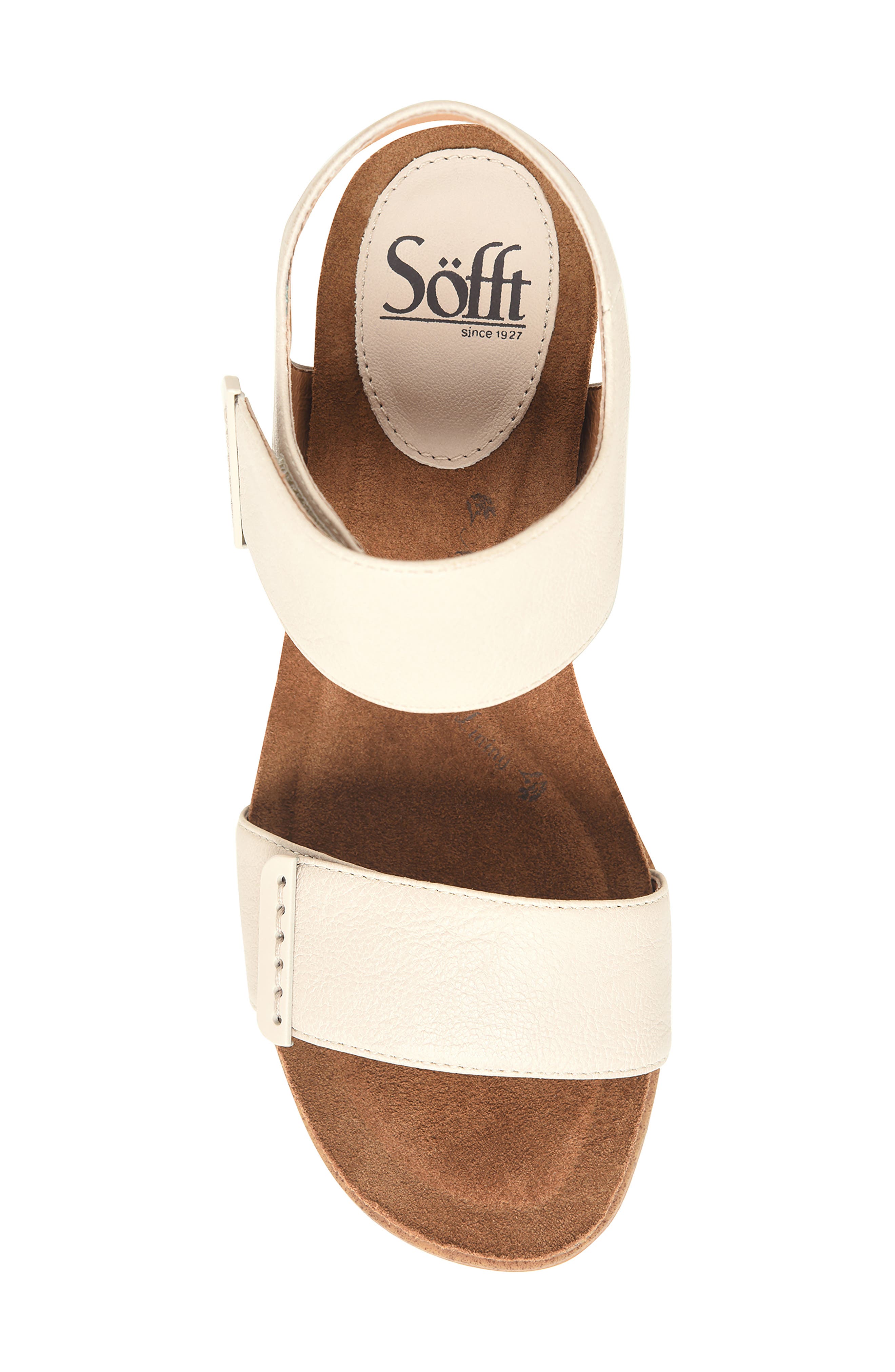 Verdi II Wedge Sandal, Alternate, color, TAPIOCA