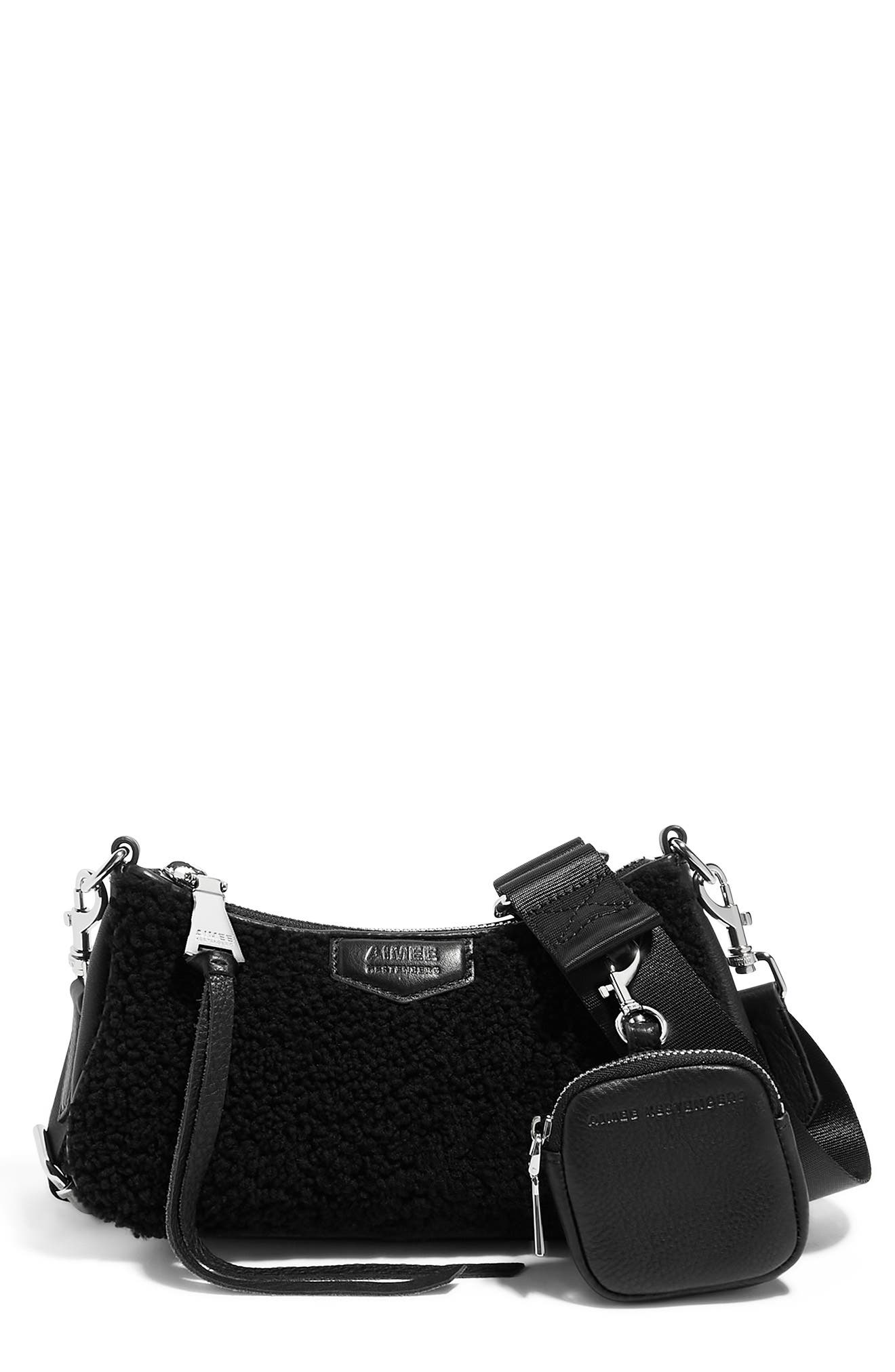 Aimee Kestenberg Topaz Leather Crossbody with Pouch, Main, color, 