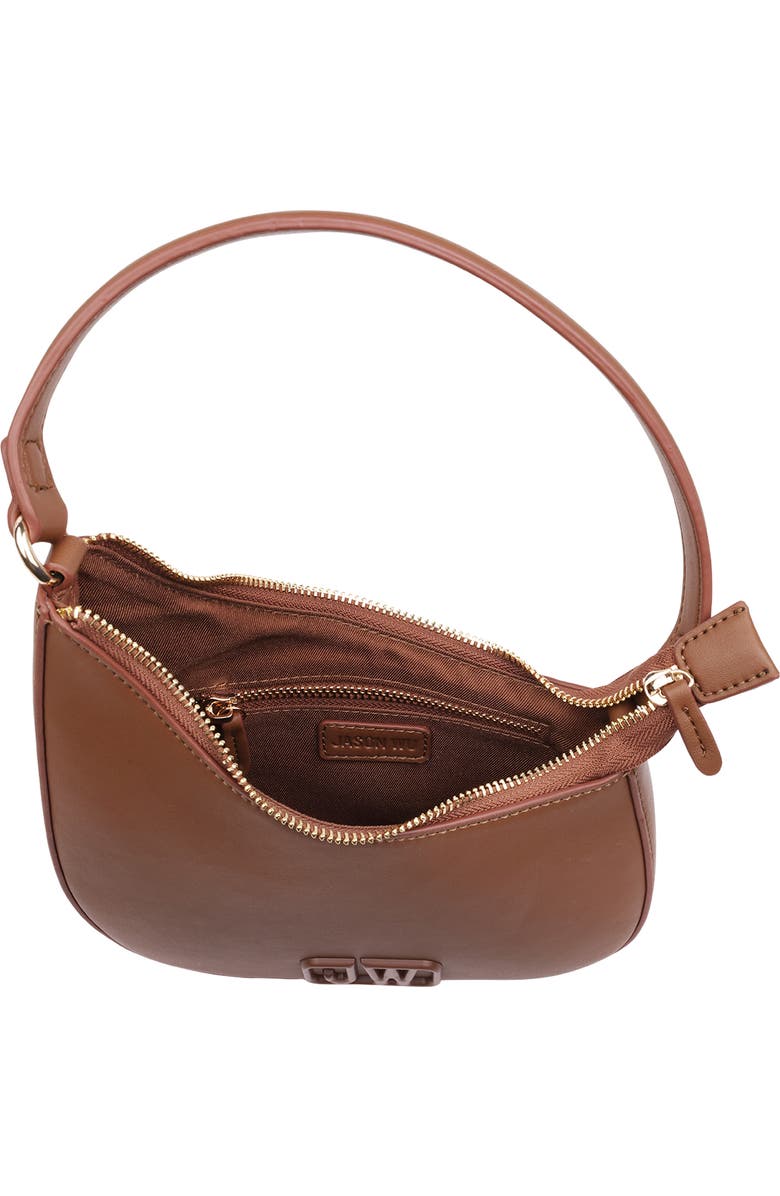 JASON WU Asymmetric Zip Top Handle Bag, Alternate, color, Brown