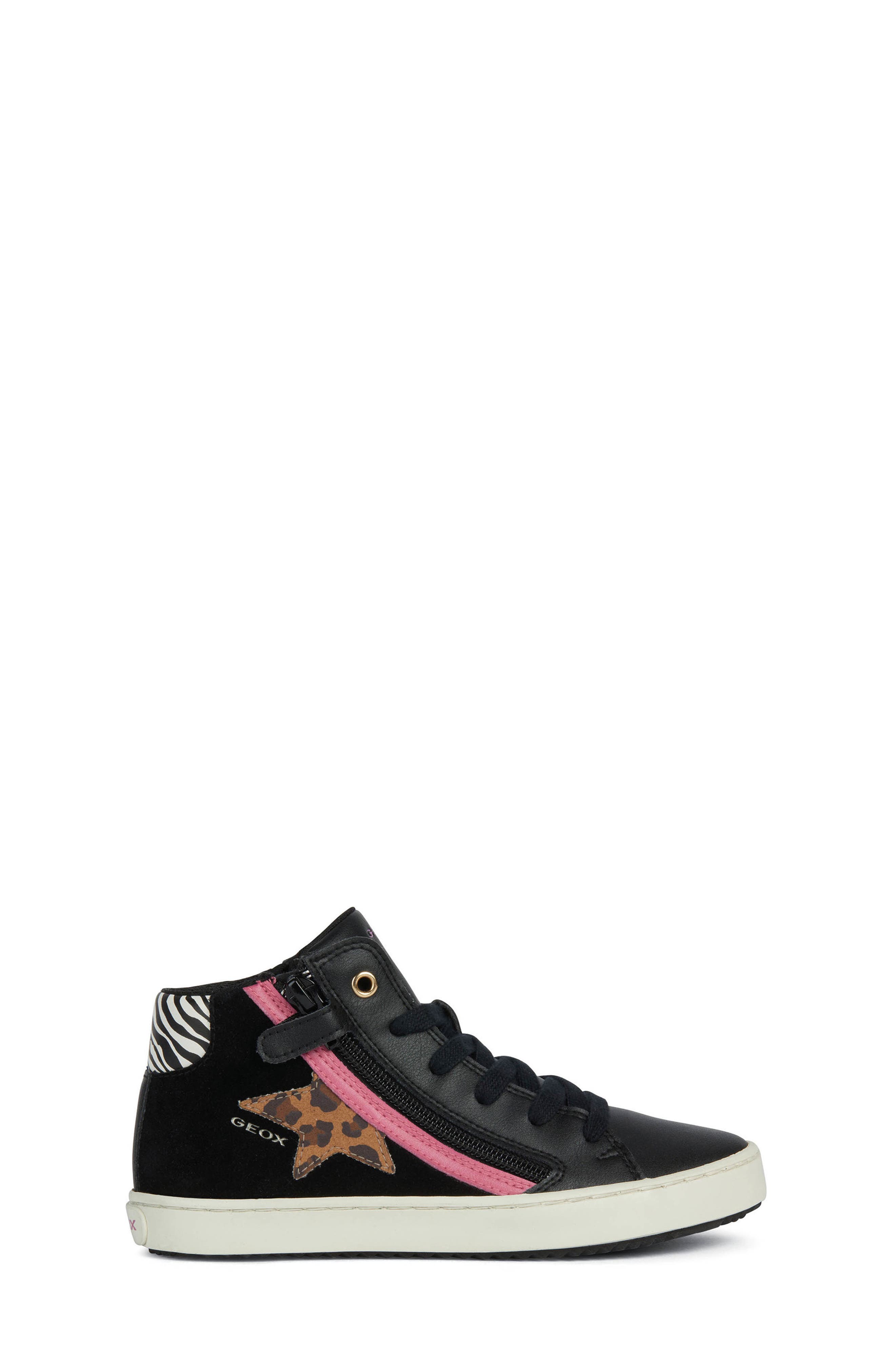 Geox Kids' Kalispera High Top Sneaker, Alternate, color, 