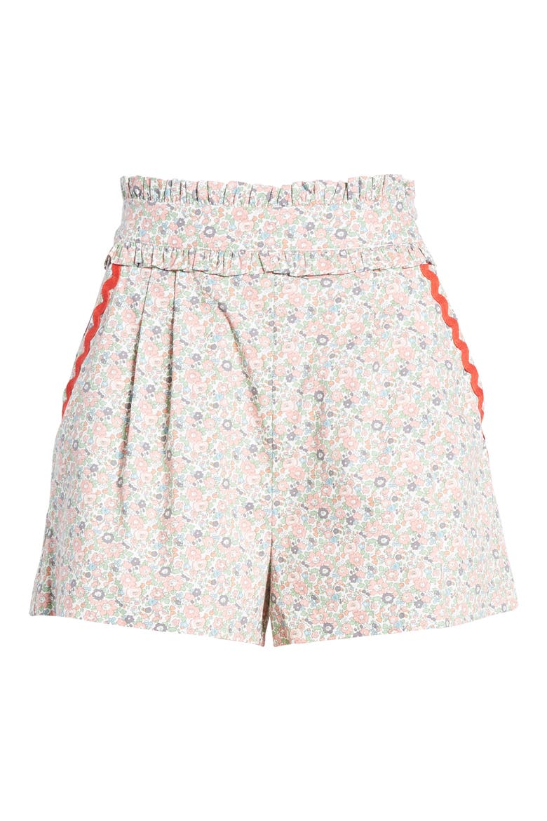 Floral Shorts, Alternate, color, PINK MULTI