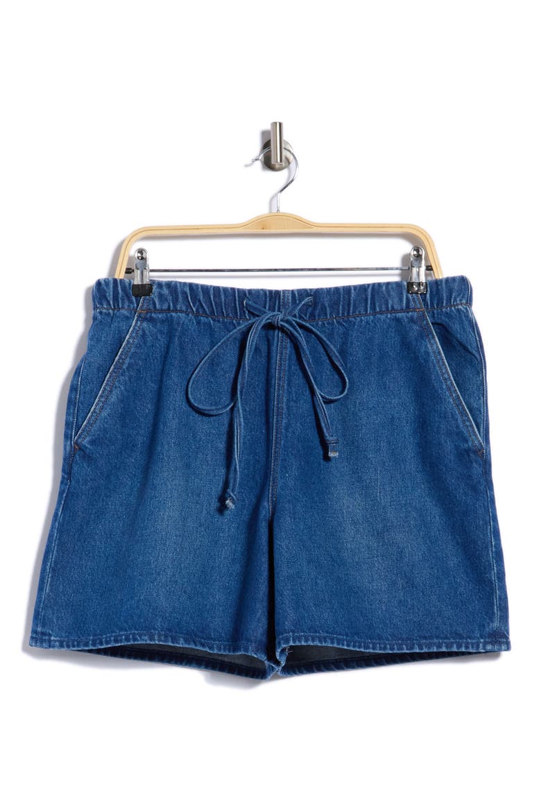 The Buffet High Waist Bermuda Shorts, Main, color, FLAMBABE