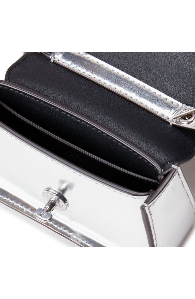 Mulberry Mini Lana Metallic Leather Crossbody Bag, Alternate, color, 