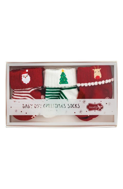 Kids' 3-Pack Christmas Socks