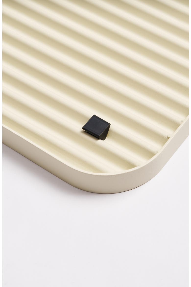 Furrow Steel Boot Tray, Alternate, color, IVORY