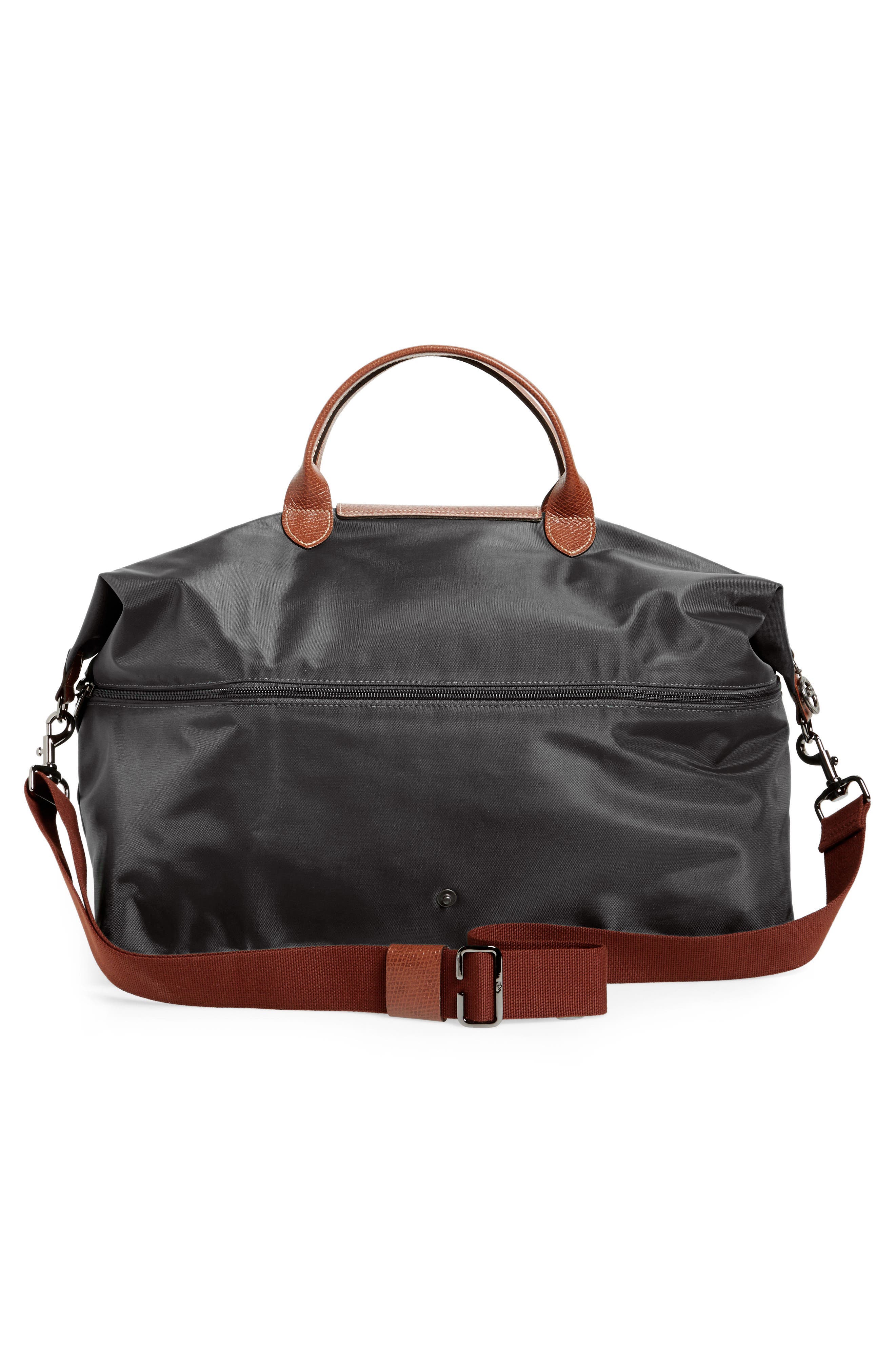 Longchamp 21-Inch Expandable Travel Bag, Alternate, color, Black