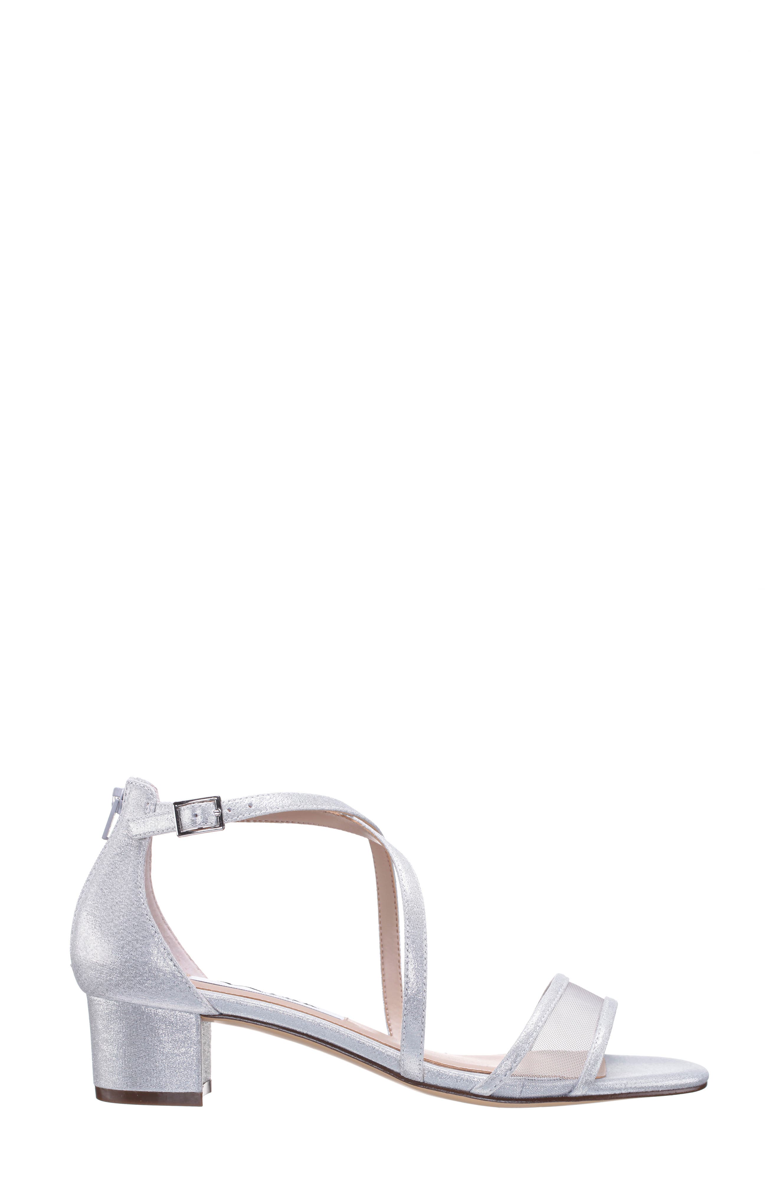 Nina Ginette Sandal, Alternate, color, True Silver