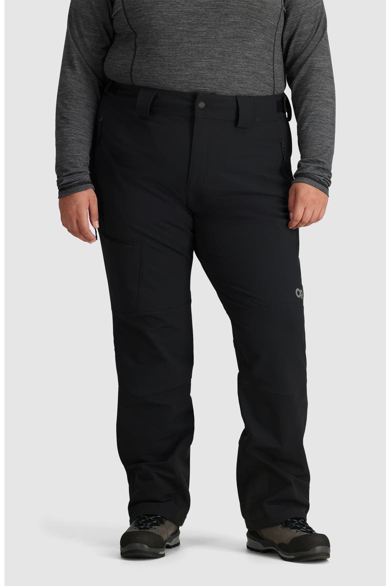 Cirque III Snow Pants, Main, color, BLACK