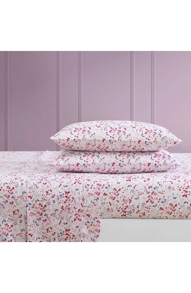 Betsey Johnson Mystic Garden Sheet Set, Alternate, color, Pink