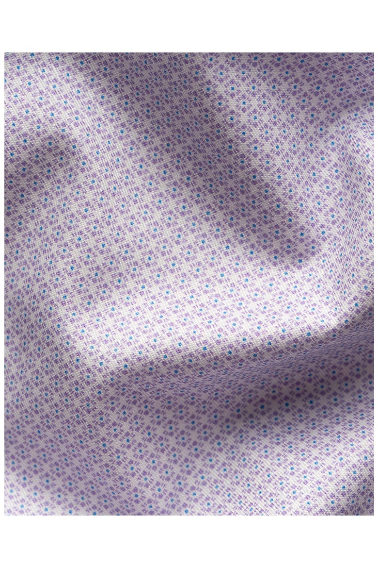 Slim Fit Geometric Pattern Cotton Dress Shirt, Alternate, color, LIGHT PURPLE