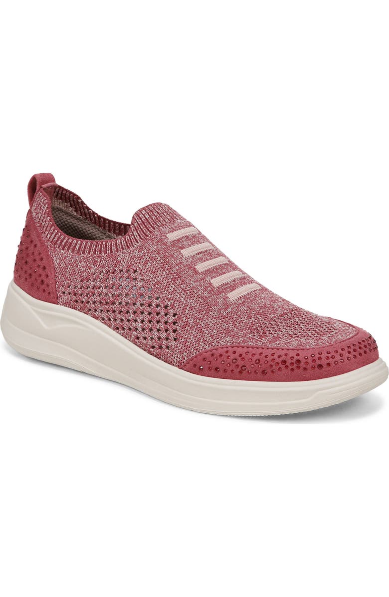LifeStride Timeless Slip-On Platform Sneaker, Main, color, Dusty Rose/ Blush Knit