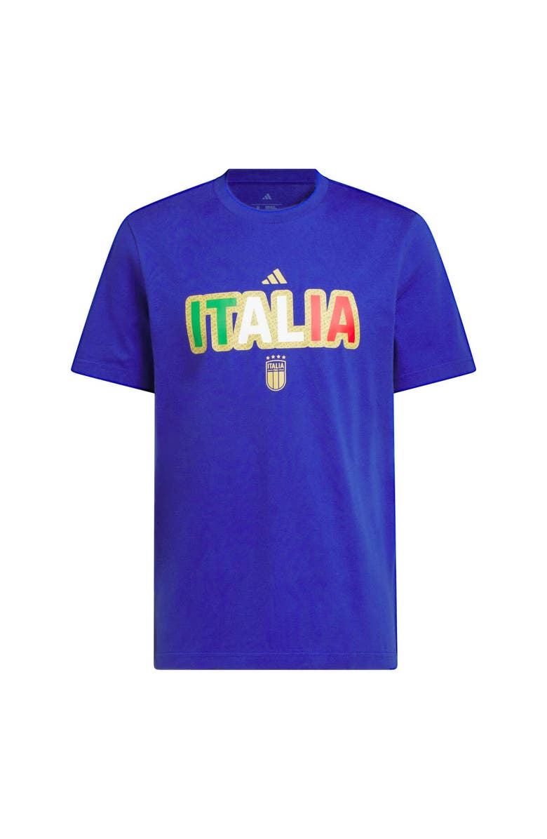 adidas Men's adidas Blue Italy National Team Jersey Hook T-Shirt, Main, color, Blue